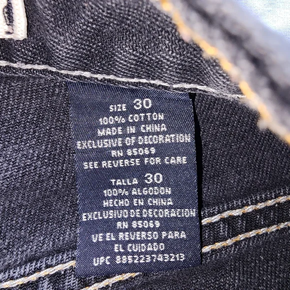 Vtg Paco Jeans Y2K Men's Black Shorts Distressed Size 30 Is Used - Picture 5 of 13